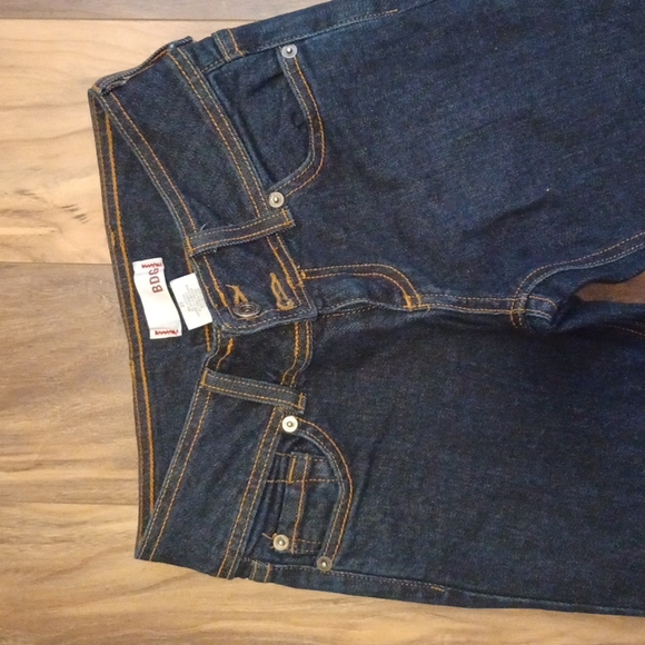 BDG Jeans Size 25 98% Cotton 2% Spandex Made U.S.A. Dark Blue Flare Jean - Picture 2 of 12